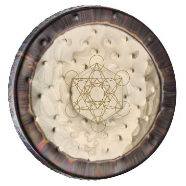 SONIC ENERGY SGMC22 Gong sonoro da 22" cubo di Metatron