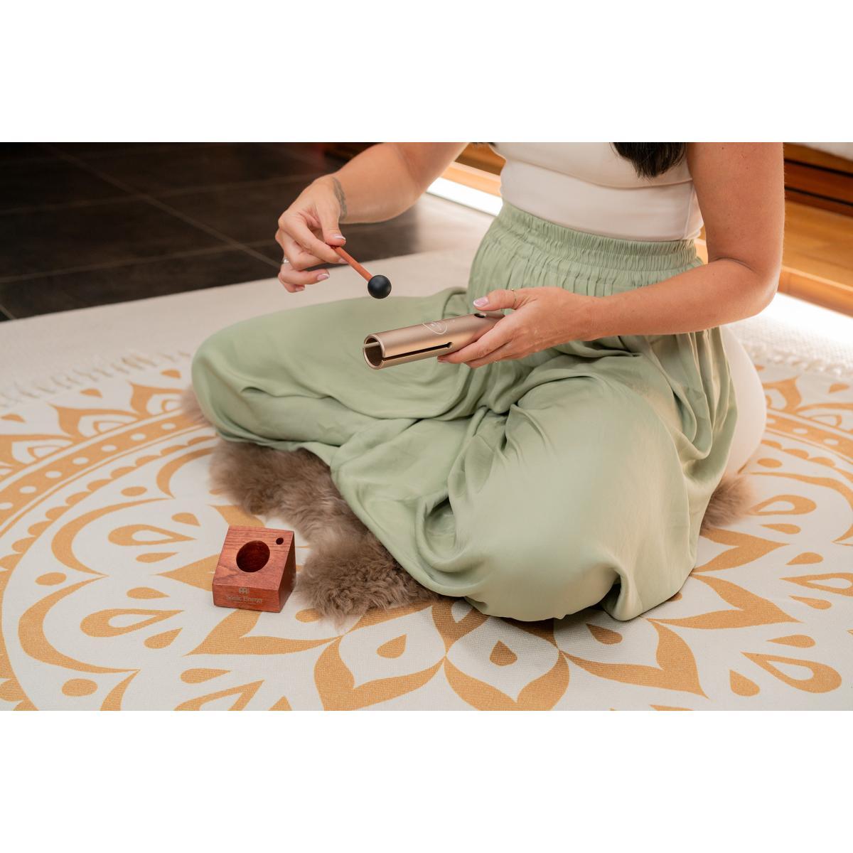 SONIC ENERGY WWTC6 Wah-Wah Tube C6 432 Hz oro champagne