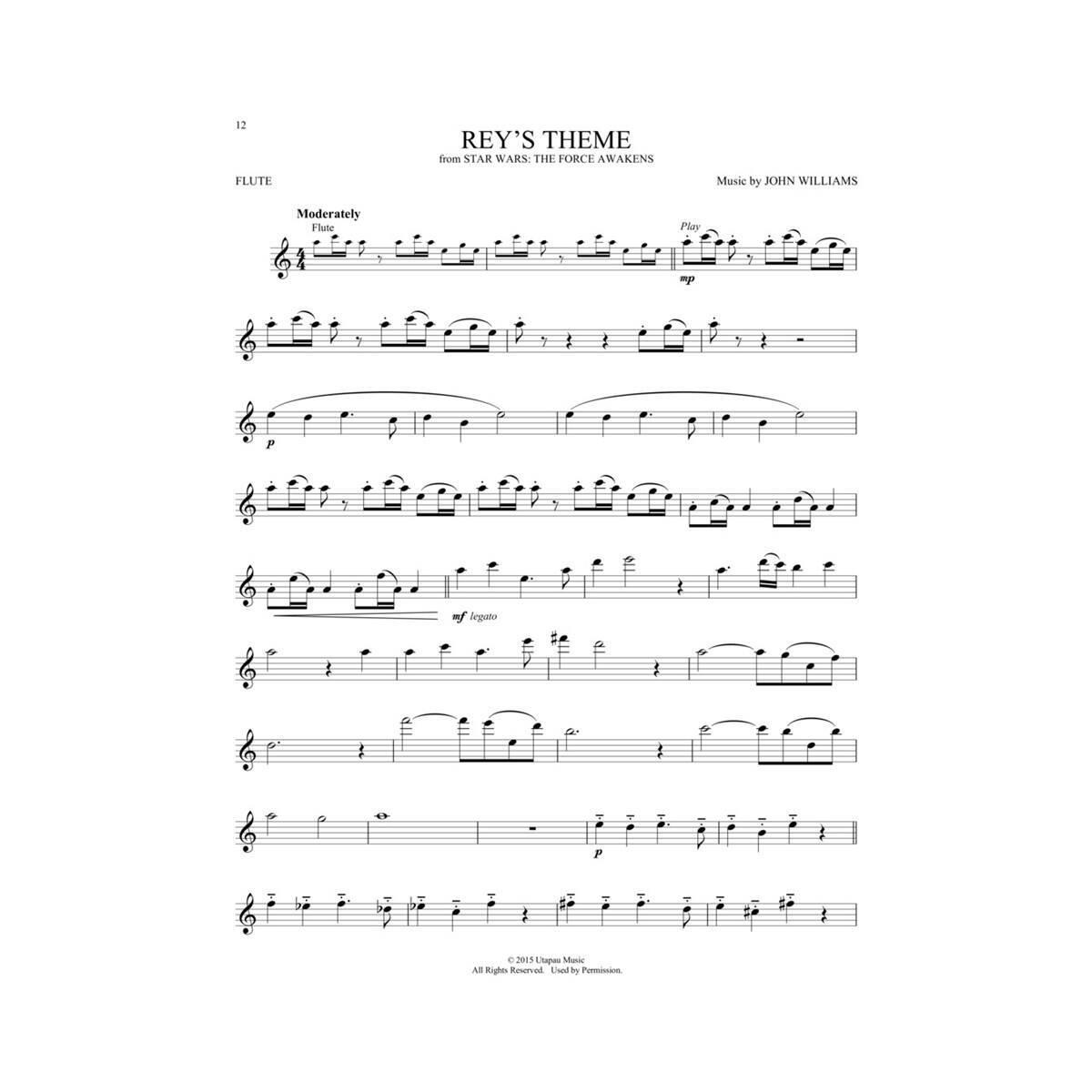 Movie & tv music per flauto