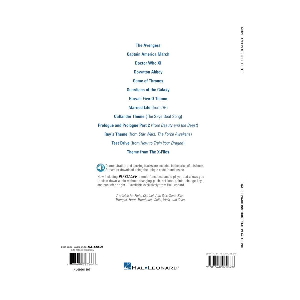 Movie & tv music per flauto