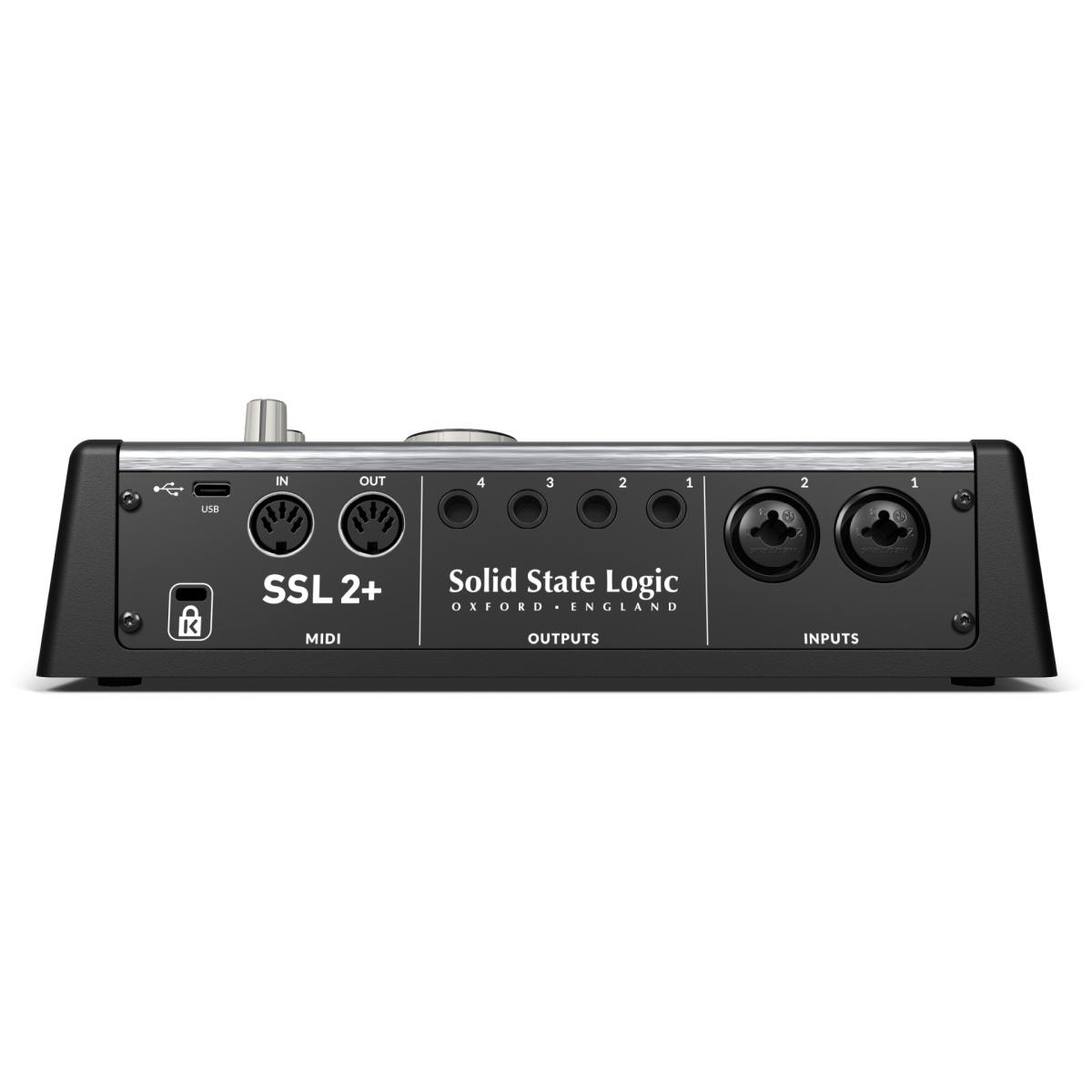 SOLID STATE LOGIC SSL 2+ MKII USB Audio Interface Interfaccia Audio USB 2 in 4 out 2 Pre