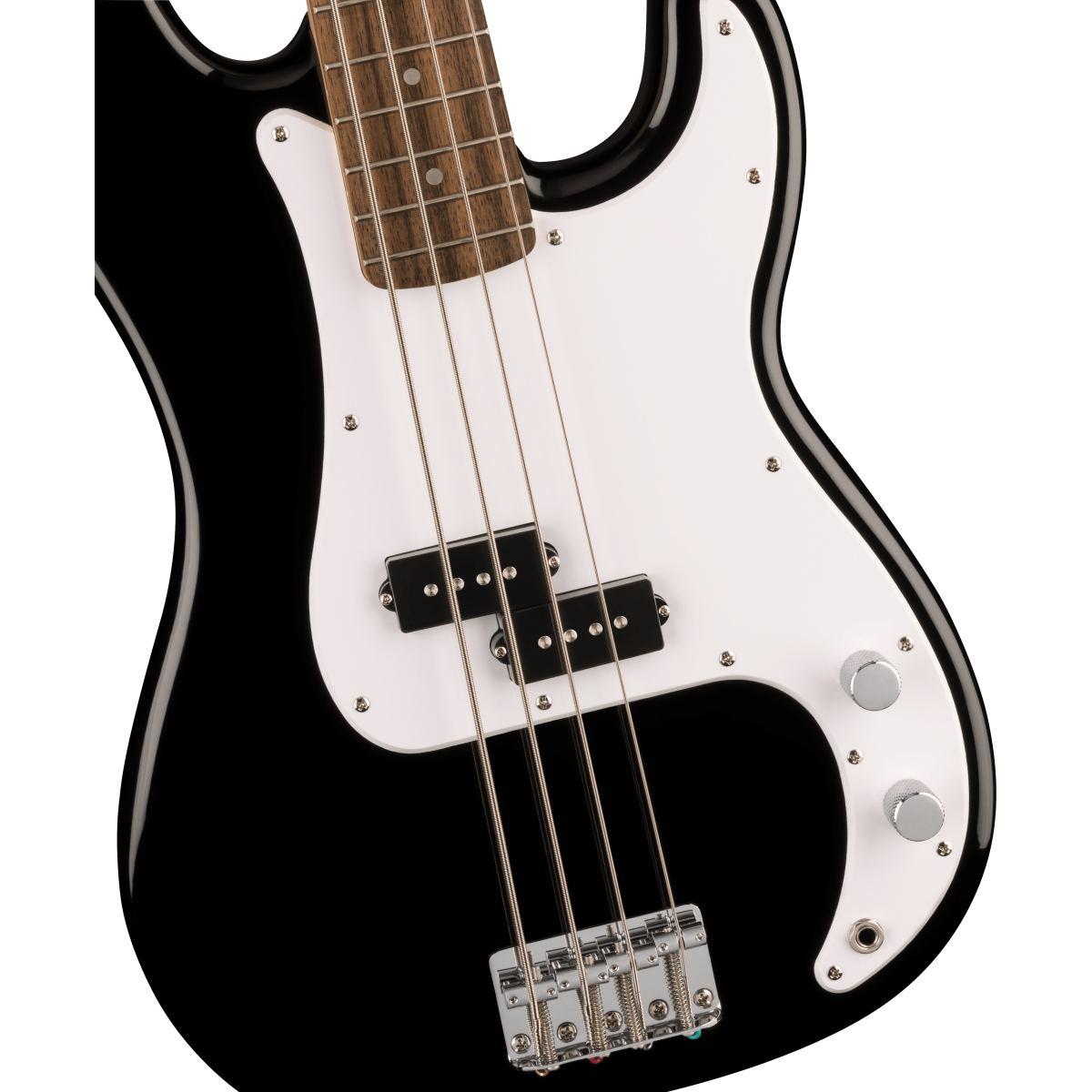 Fender squier sonic precision bass lrl wpg black basso elettrico 4 corde