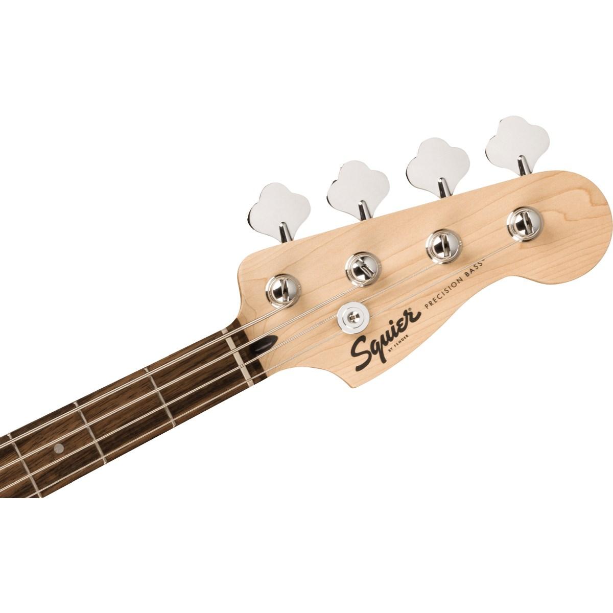 Fender squier sonic precision bass lrl wpg black basso elettrico 4 corde