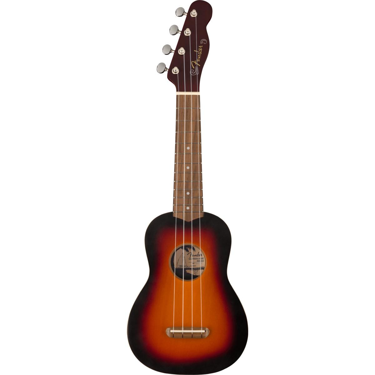 Fender venice ukulele soprano 2 tone sunburst