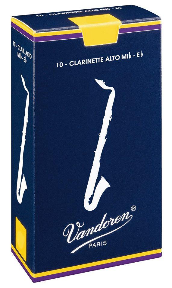Vandoren traditional blu 10 ance per clarinetto alto n° 3 1/2