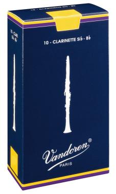 VANDOREN TRADITIONAL BLU 10 ANCE CLARINETTO IN Bb N° 3 1/2