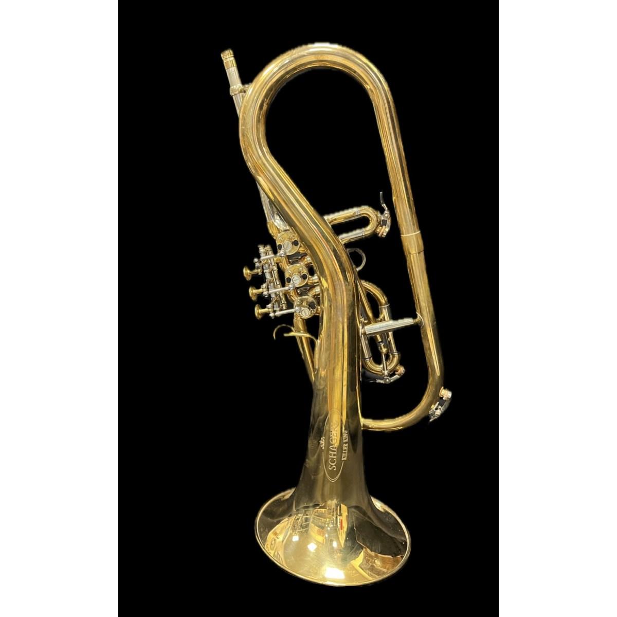 Schagerl flicorno soprano killerking sn scy 13811 raw brass