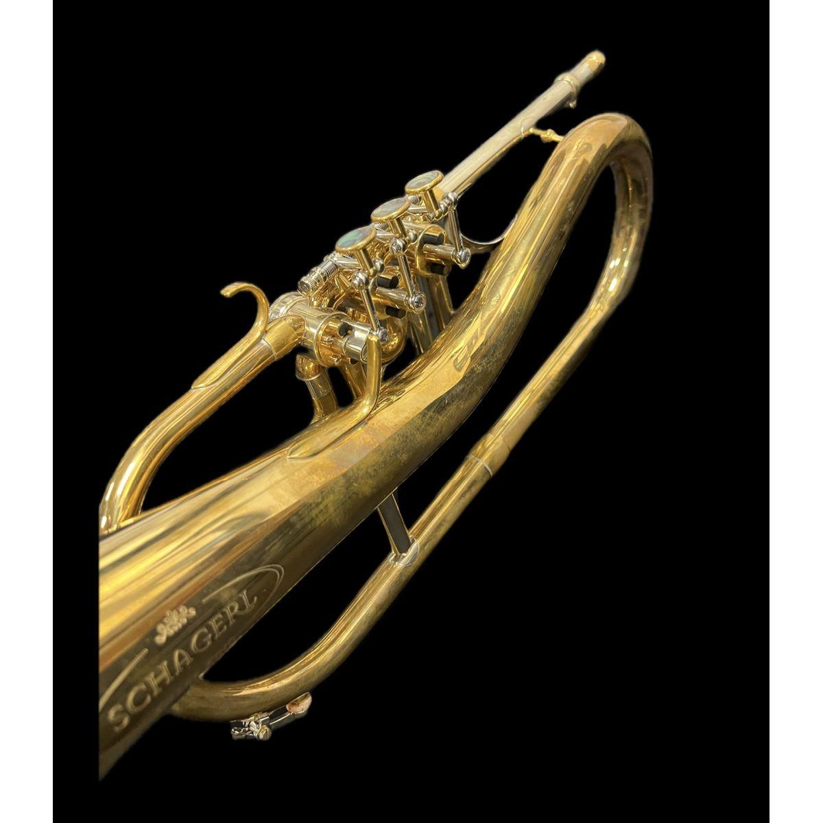 Schagerl flicorno soprano killerking sn scy 13811 raw brass