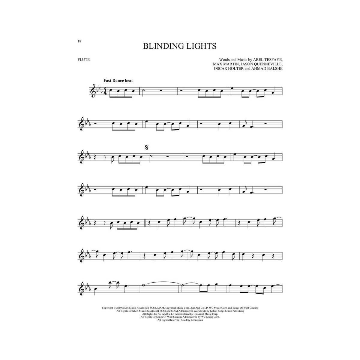 101 simple songs per flauto