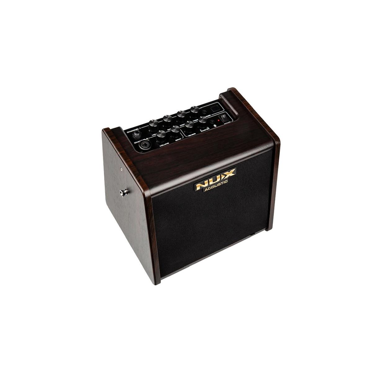 Nux ac-25 amplificatore a batteria per chitarra acustica 25w