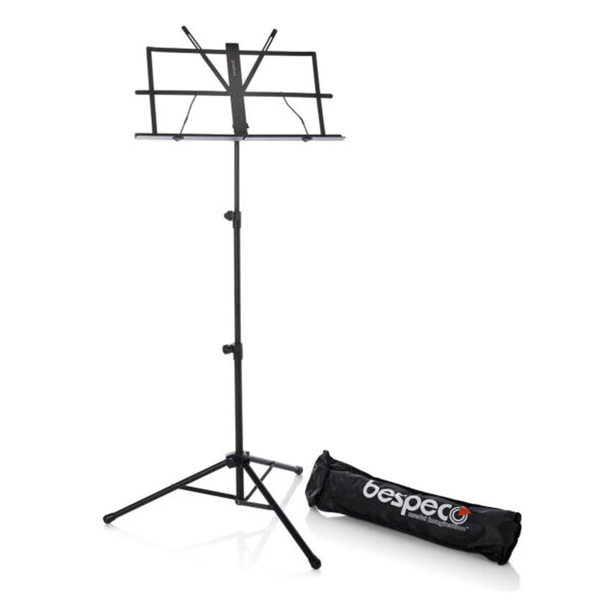 Bespeco bp01x leggio pieghevole con custodia