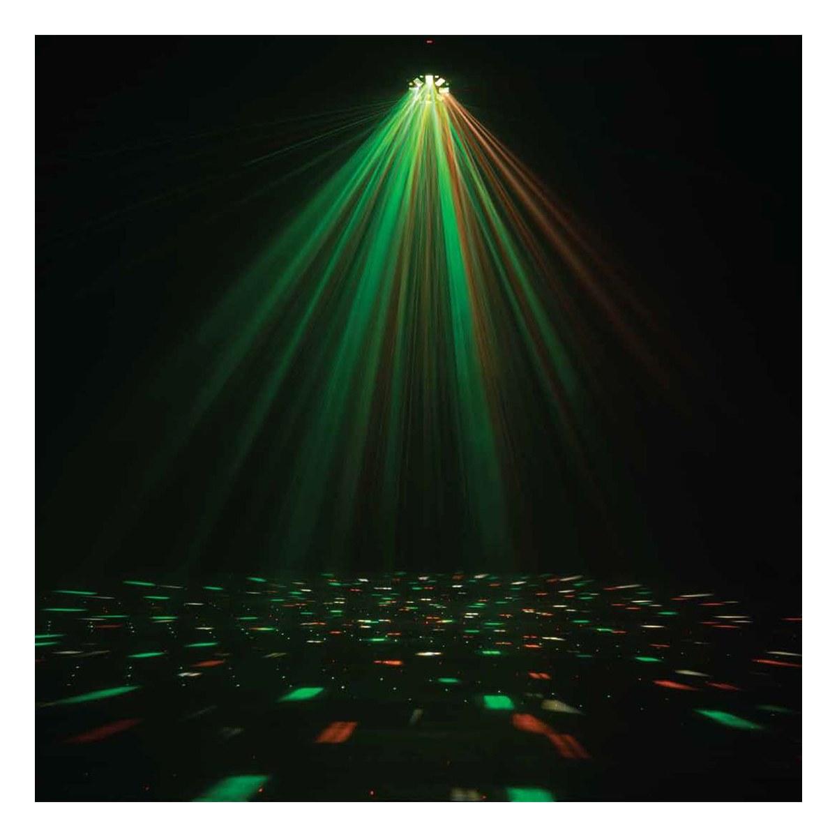 ELIMINATOR FURIOUS THREE RG UV EFFETTO LUCE 3-IN-1 LED + UV + LASER<br />