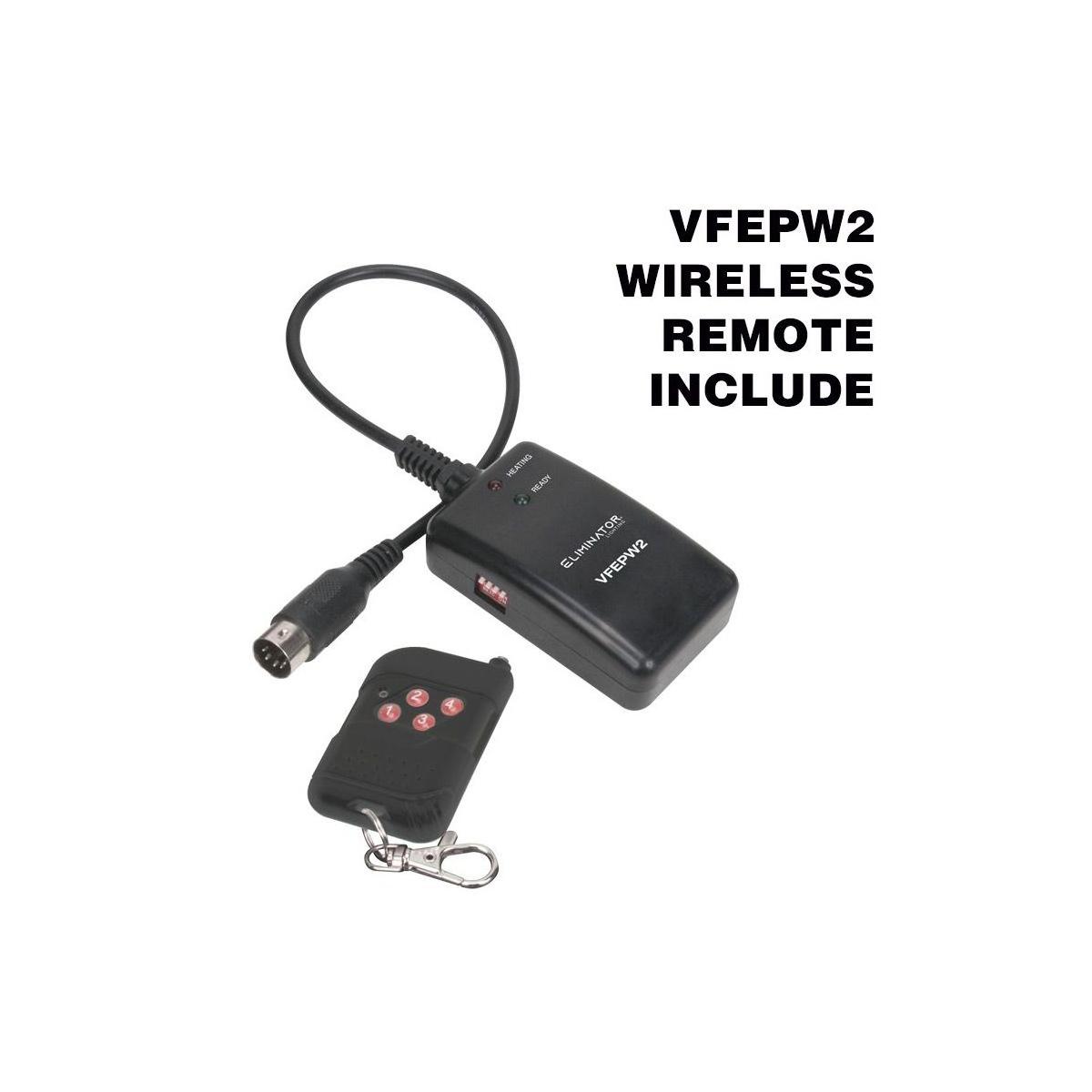 Eliminator vf1300 ep macchina della nebbia wireless 1200w