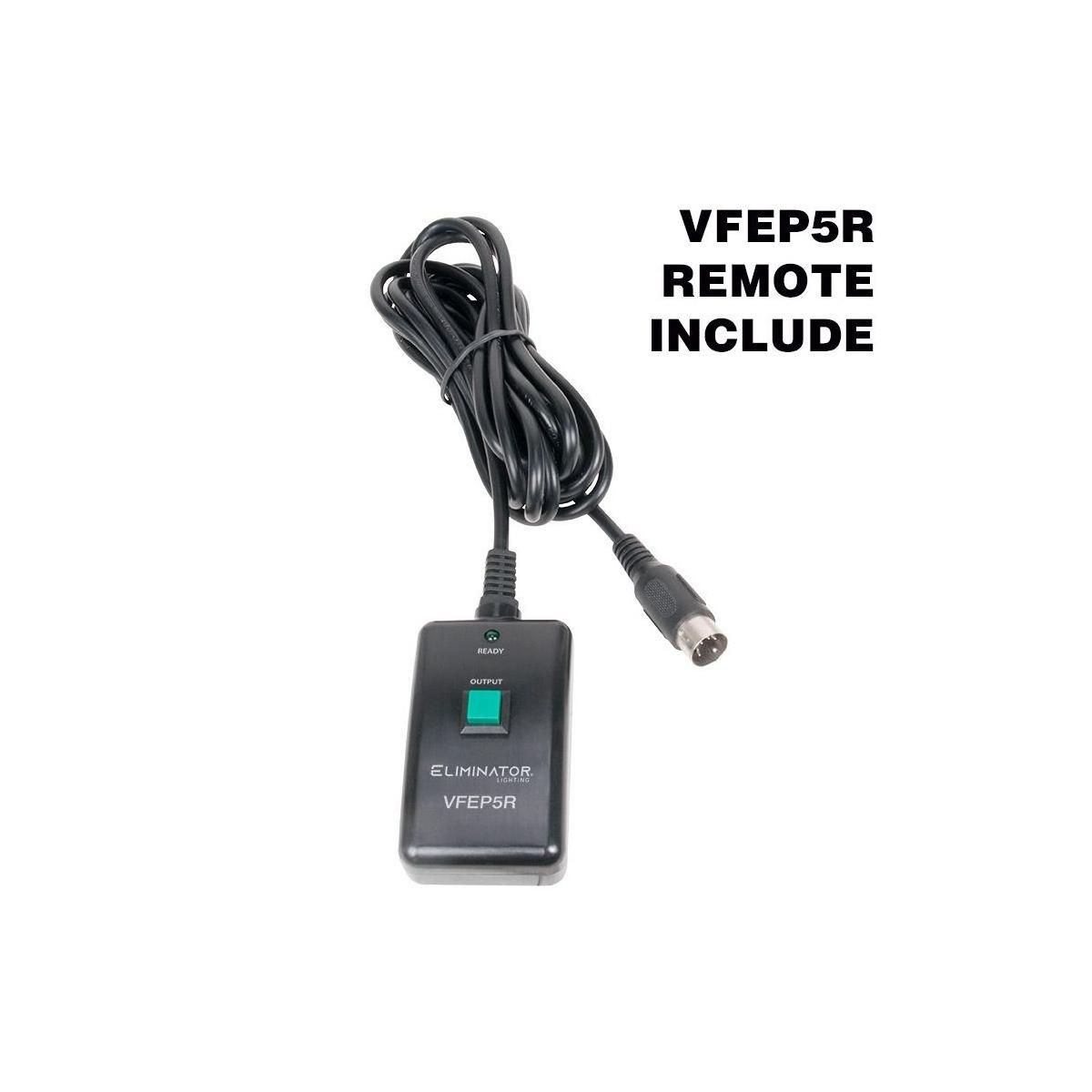 Eliminator vf1300 ep macchina della nebbia wireless 1200w