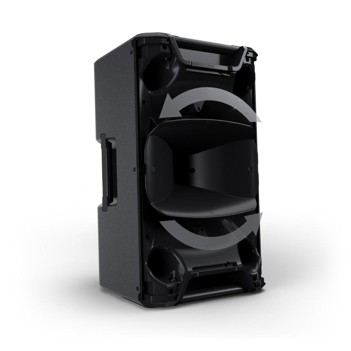 LD SYSTEMS ICOA PRO 12 A - Potente altoparlante PA coassiale attivo da 12" con Bluetooth e app