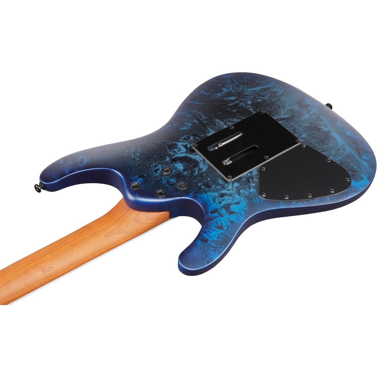 Ibanez s770czm cosmic blue frozen matte chitarra elettrica