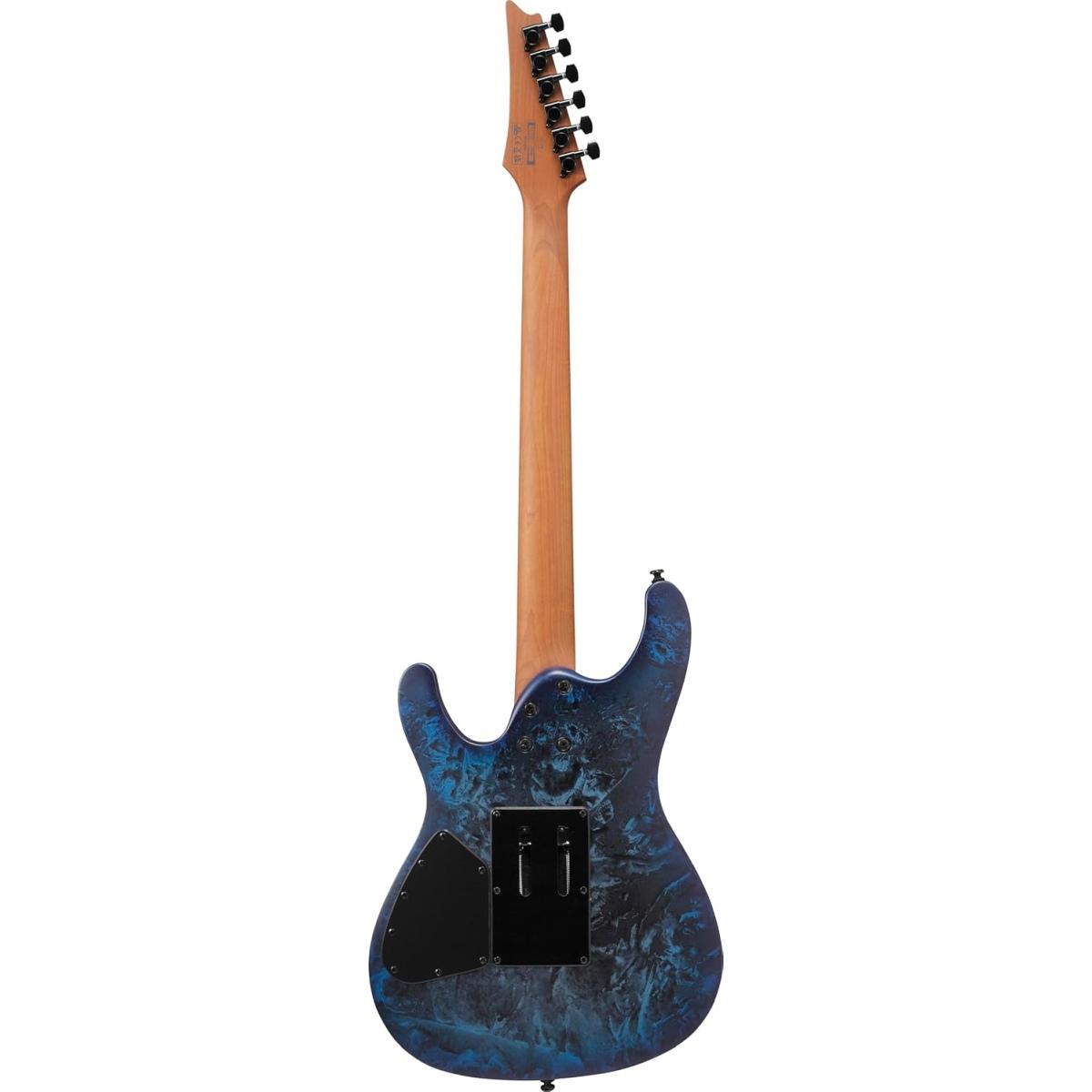 Ibanez s770czm cosmic blue frozen matte chitarra elettrica
