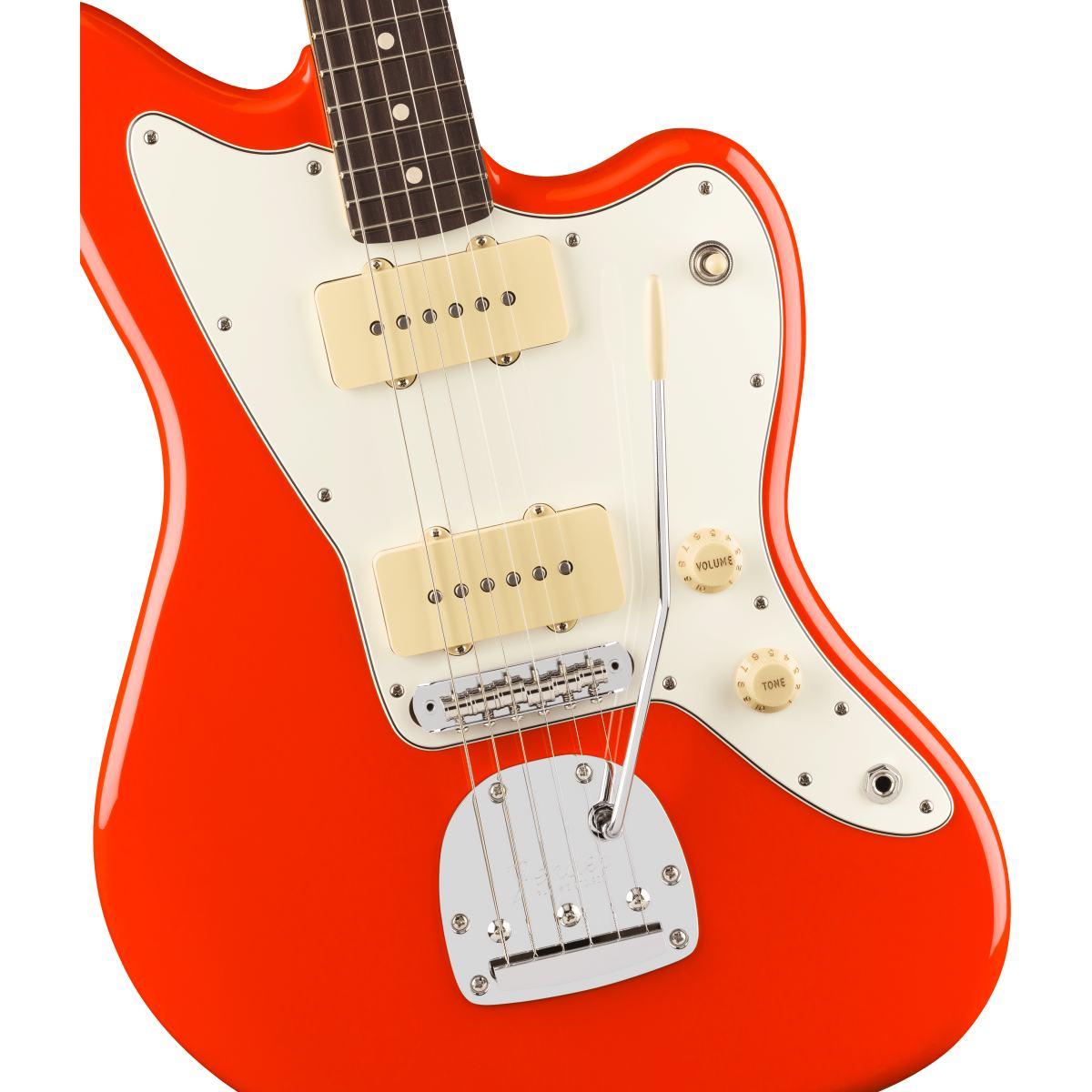 Fender player ii jazzmaster rw crr coral red chitarra elettrica