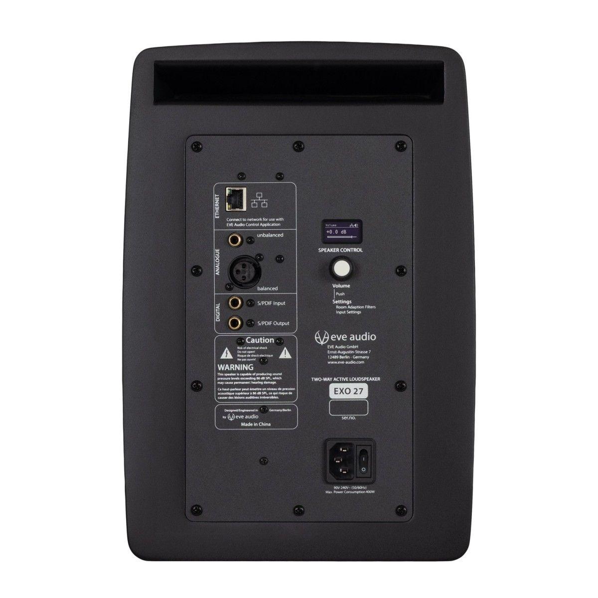 EVE AUDIO EXO 27 Monitor da Studio Attivo 2 Vie con DSP e Air Motion Tweeter