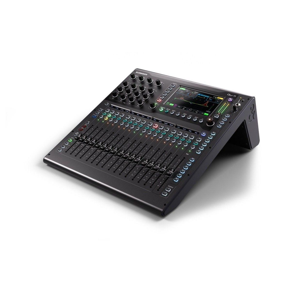 Allen & heath qu-5 mixer digitale 16 in 12 out 17 fade motorizzati