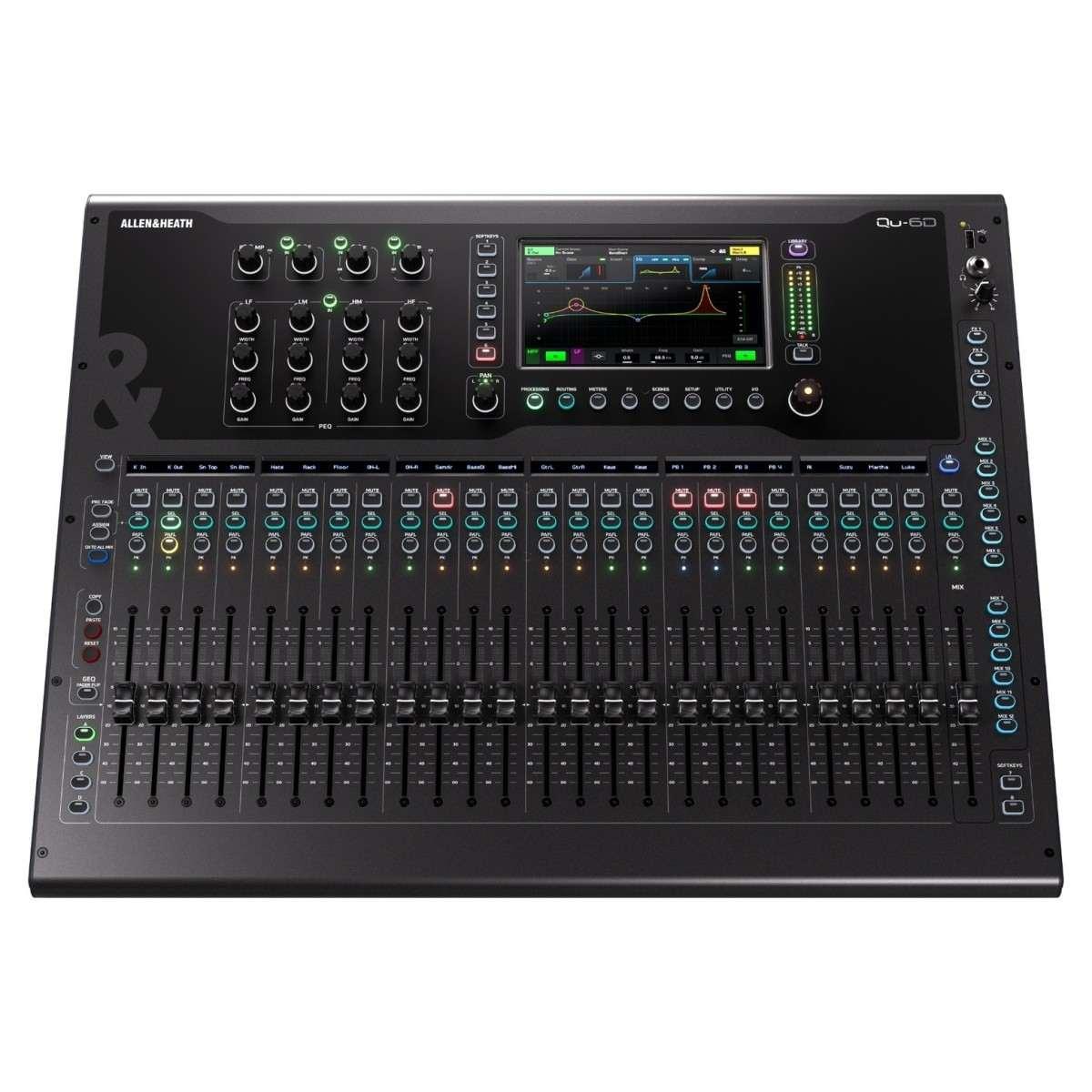 Allen & heath qu-6 dante mixer digitale