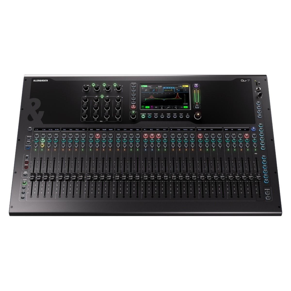 Allen & heath qu-7 mixer digitale 24 in 16out 33 fader motorizzati