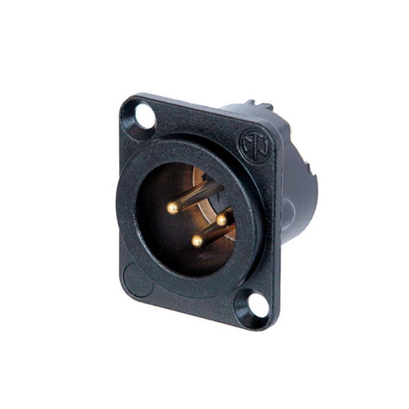Neutrik nc3md-lx-b connettore xlr maschio da pannello
