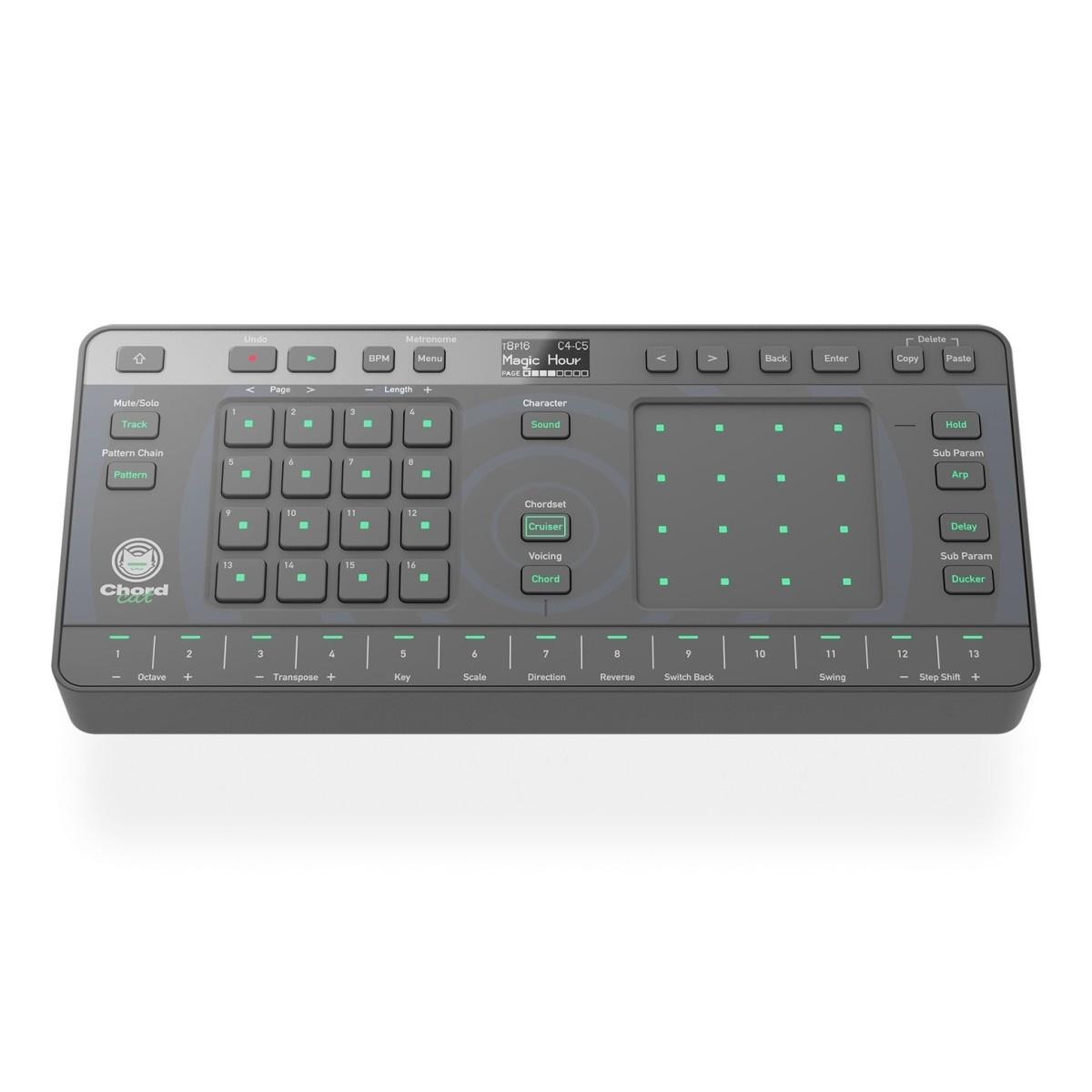 ALPHATHETA Toraiz ChordCat GROOVEBOX PORTATILE CON ACCORDI ARPEGGIATORE ED EFFETTI