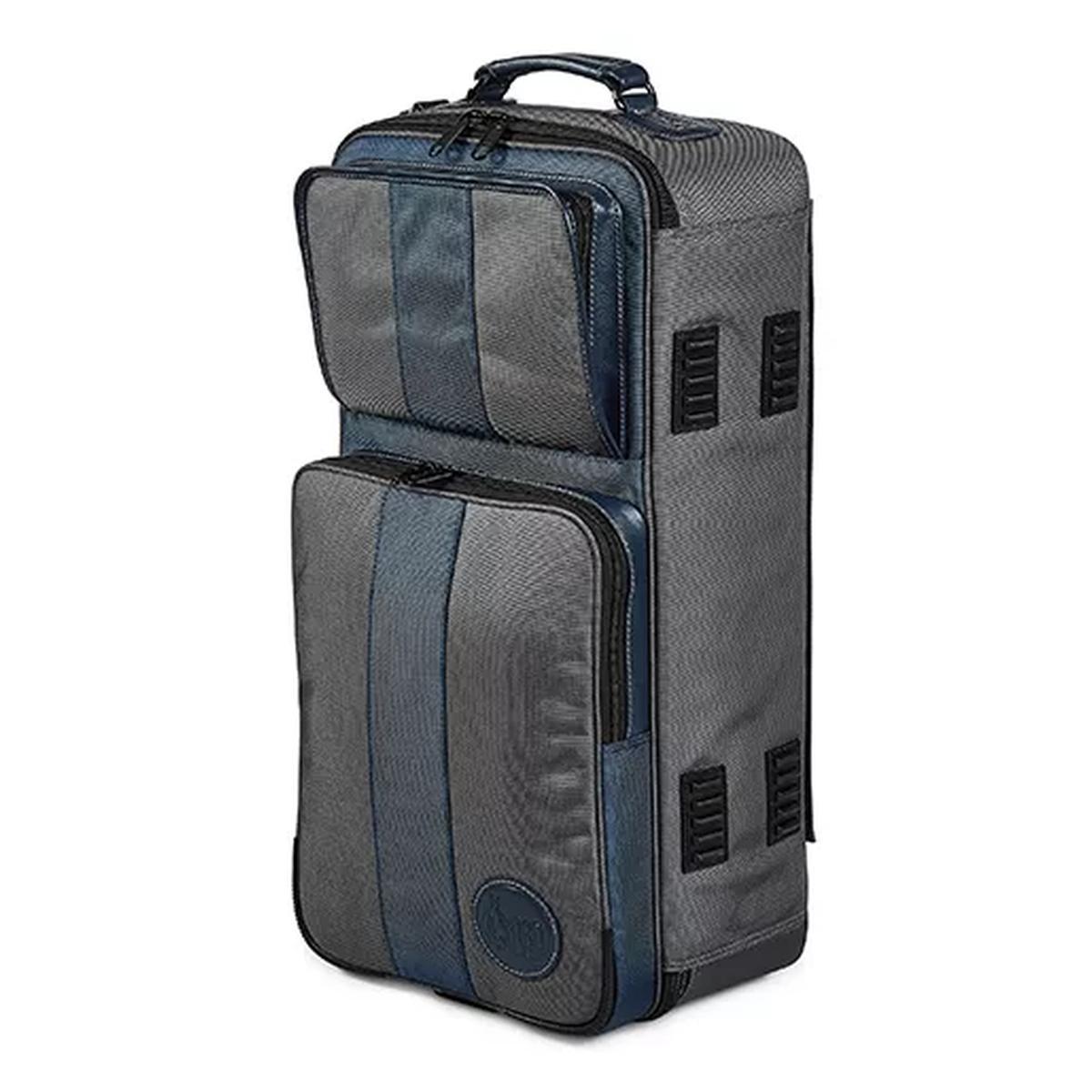 Gard 5 ecsg nb compact custodia grigia con inserti blu per 3 trombe