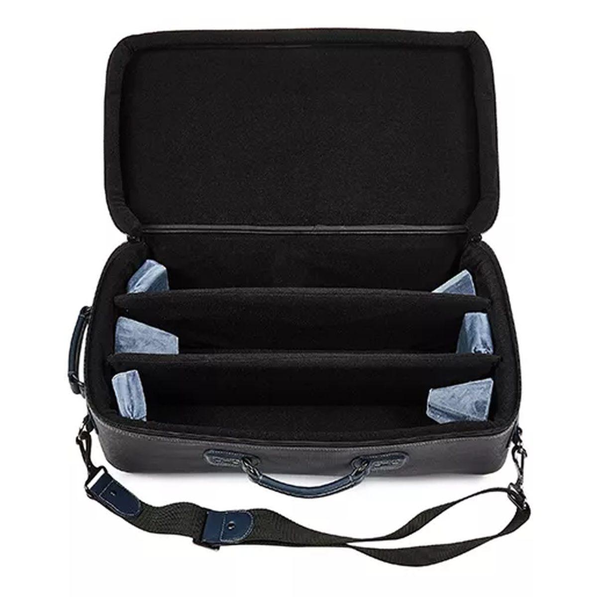 Gard 5 ecsg nb compact custodia grigia con inserti blu per 3 trombe