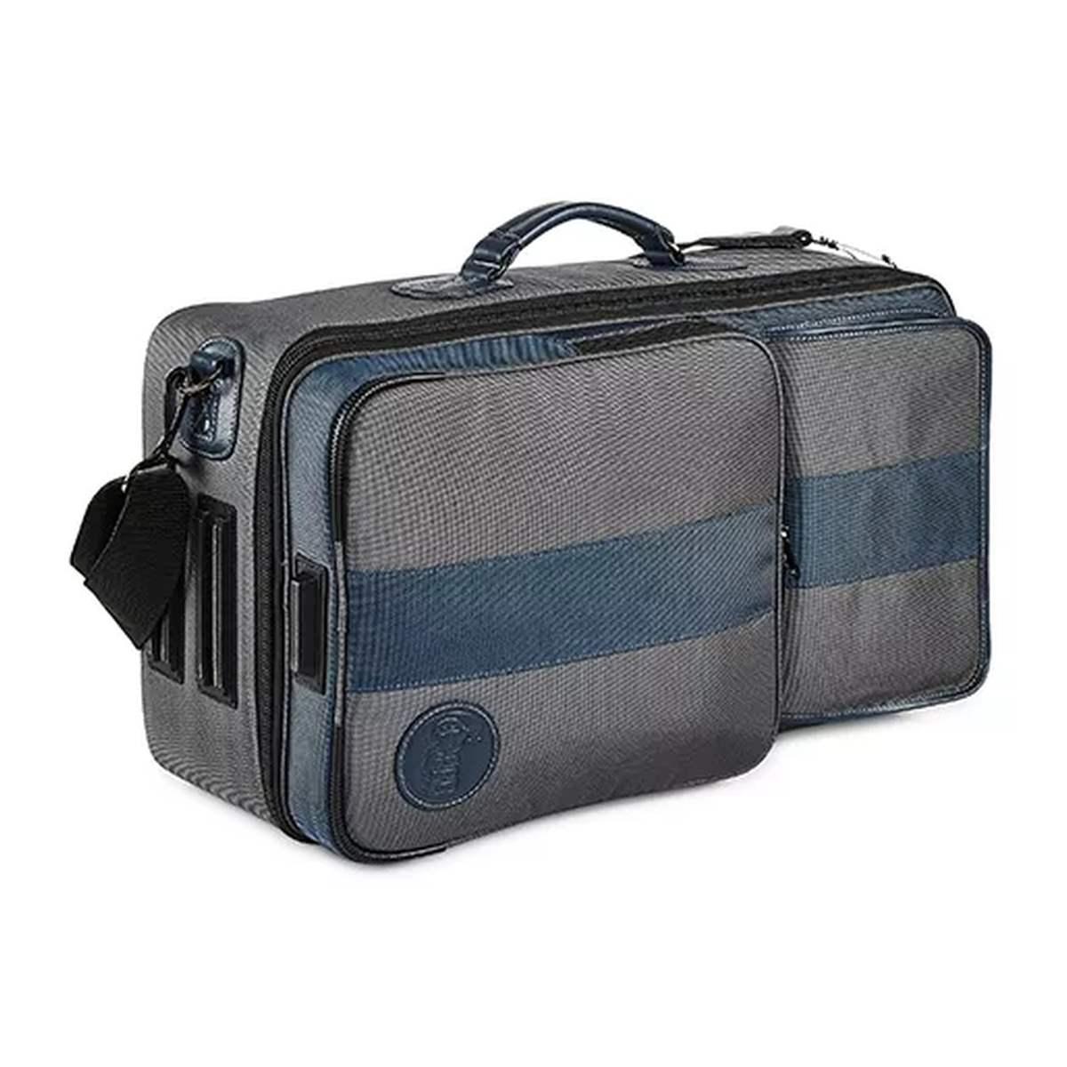 Gard 5 ecsg nb compact custodia grigia con inserti blu per 3 trombe