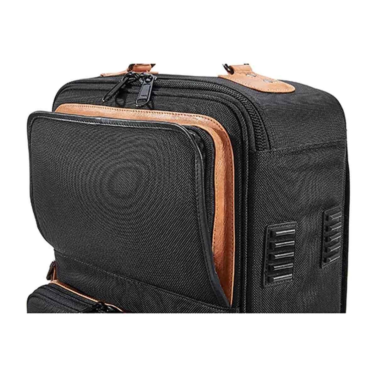 Gard 5 ecsk custodia nera per 3 trombe con inserti marroni