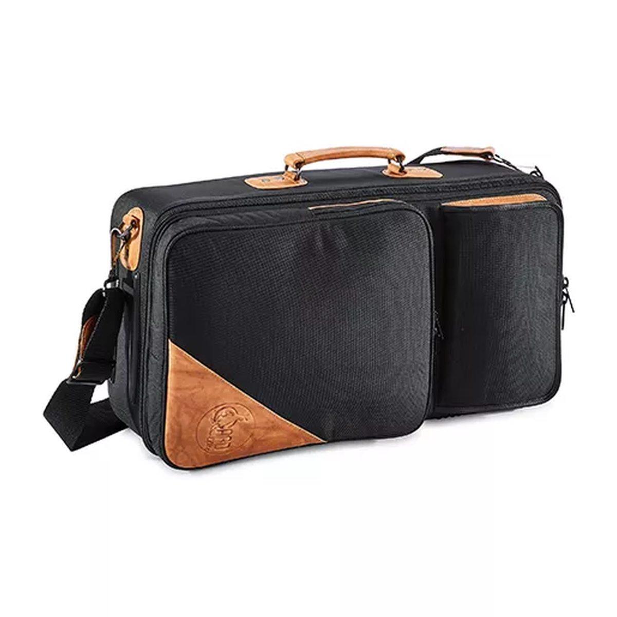 Gard 5 ecsk custodia nera per 3 trombe con inserti marroni