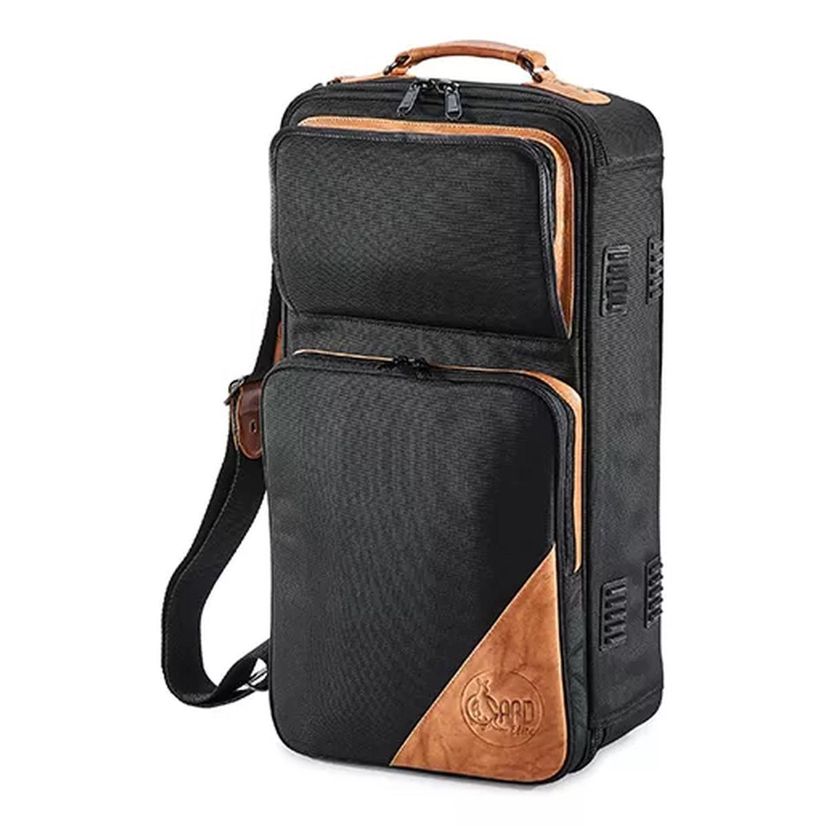 Gard 5 ecsk custodia nera per 3 trombe con inserti marroni