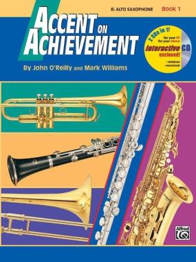 Accent on achievement vol.1 + audio online per sax alto john o'reilly