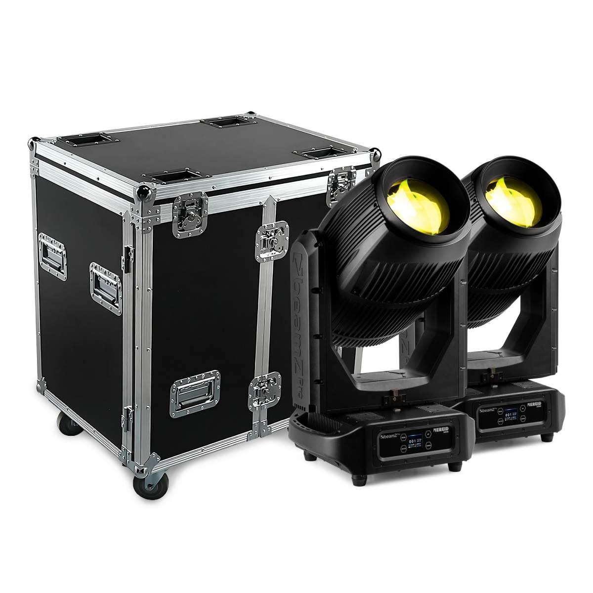 BEAMZ Nereid500 IP65 HYBRID OUTDOOR MOVING HEAD 2pcs CON FLYCASE