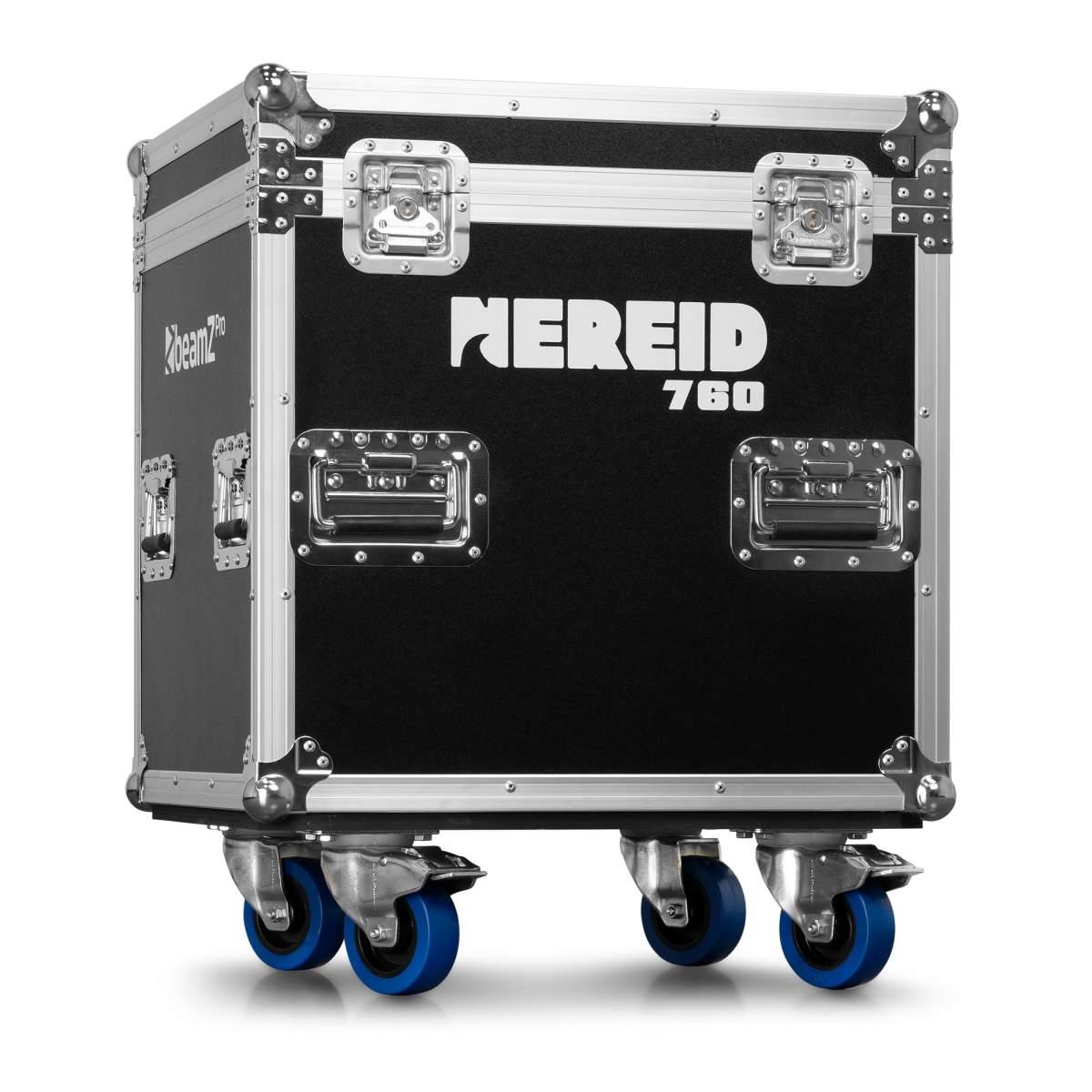 BEAMZ Nereid760 IP65 Testa mobile a LED Wash per esterni con zoom 2 pezzi con flightcase