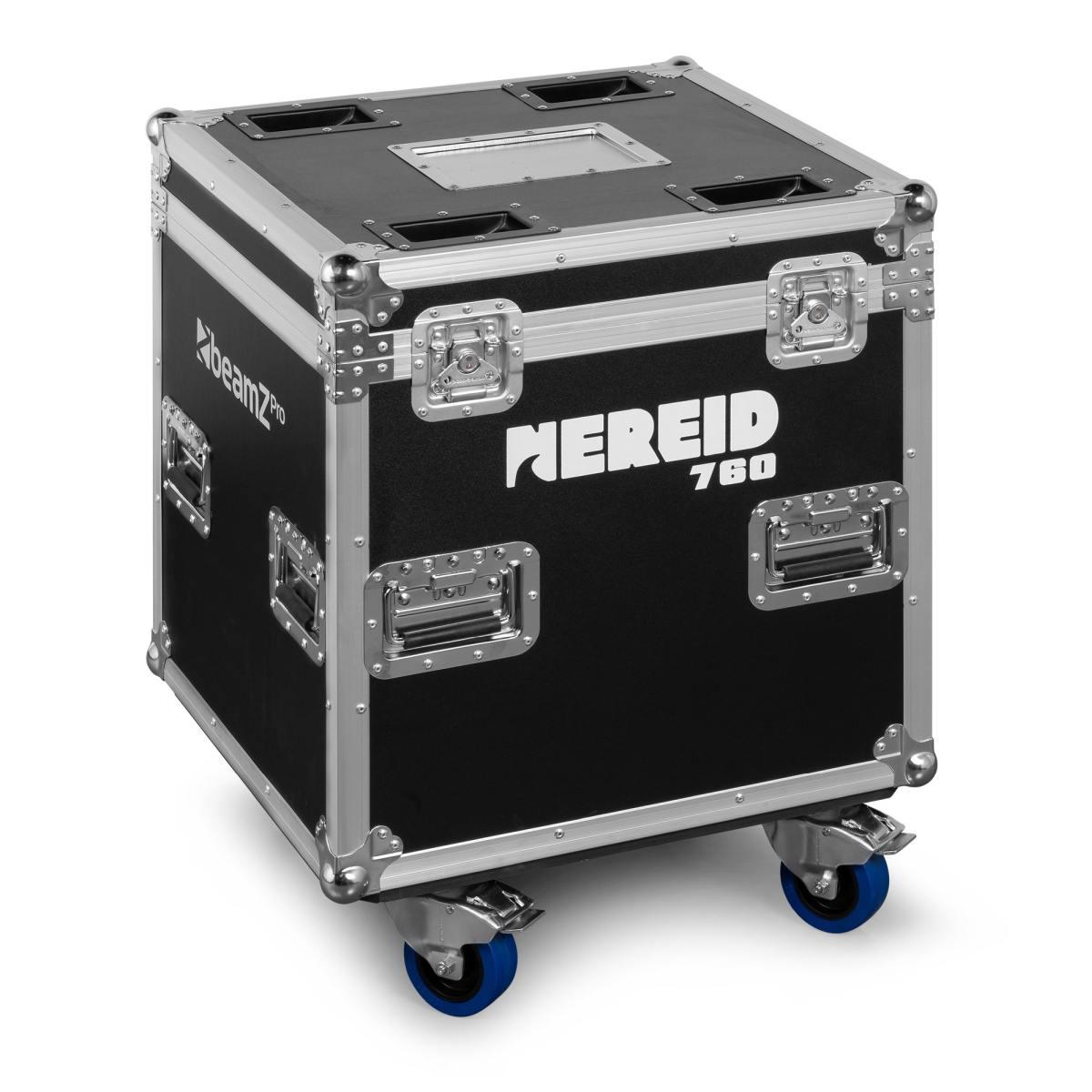 BEAMZ Nereid760 IP65 Testa mobile a LED Wash per esterni con zoom 2 pezzi con flightcase