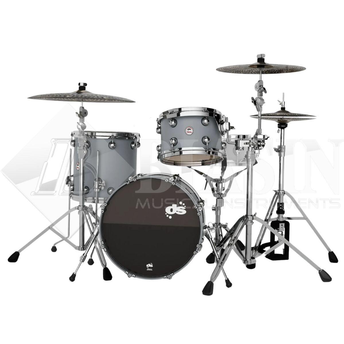 DS DRUM Venom Bop Kit Maple Shell Pack 3 pezzi Racing Grey 18/12/14