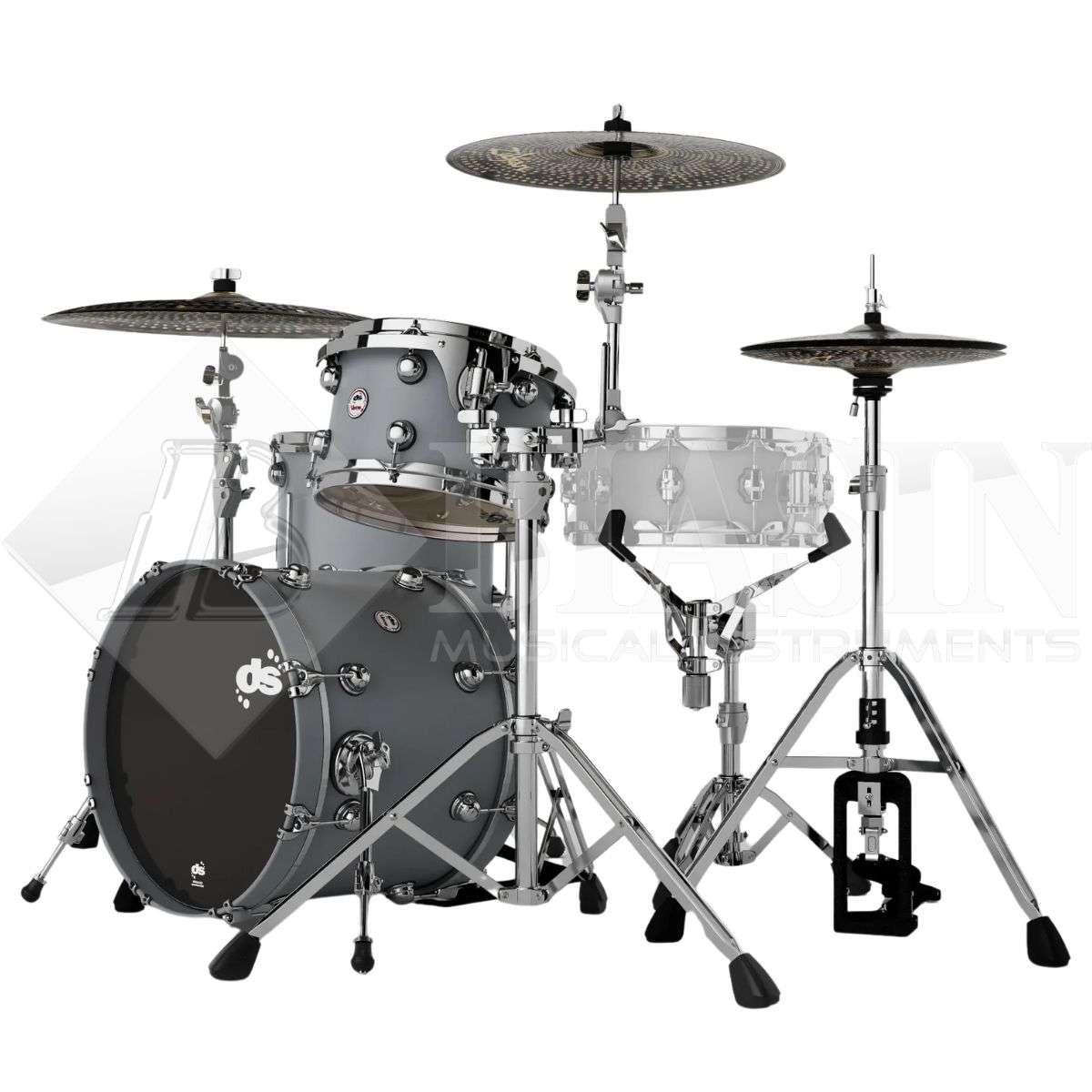 DS DRUM Venom Bop Kit Maple Shell Pack 3 pezzi Racing Grey 18/12/14