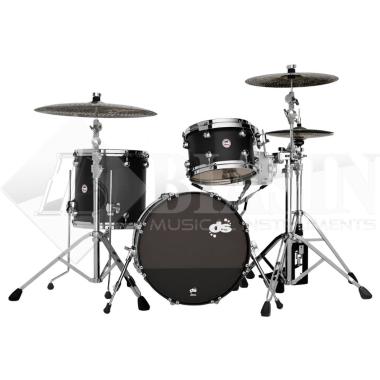 DS DRUM Venom Bop Kit Maple Shell Pack 3 pezzi Carbon Stain 18/12/14
