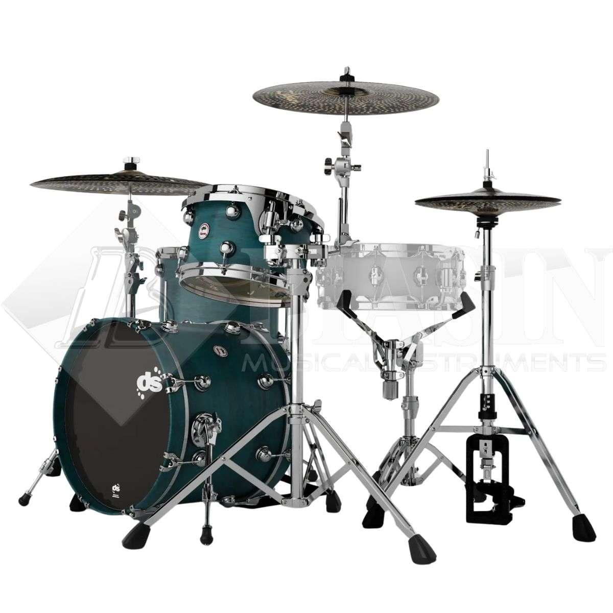 DS DRUM Venom Bop Kit Maple Shell Pack 3 pezzi Teal Stain 18/12/14