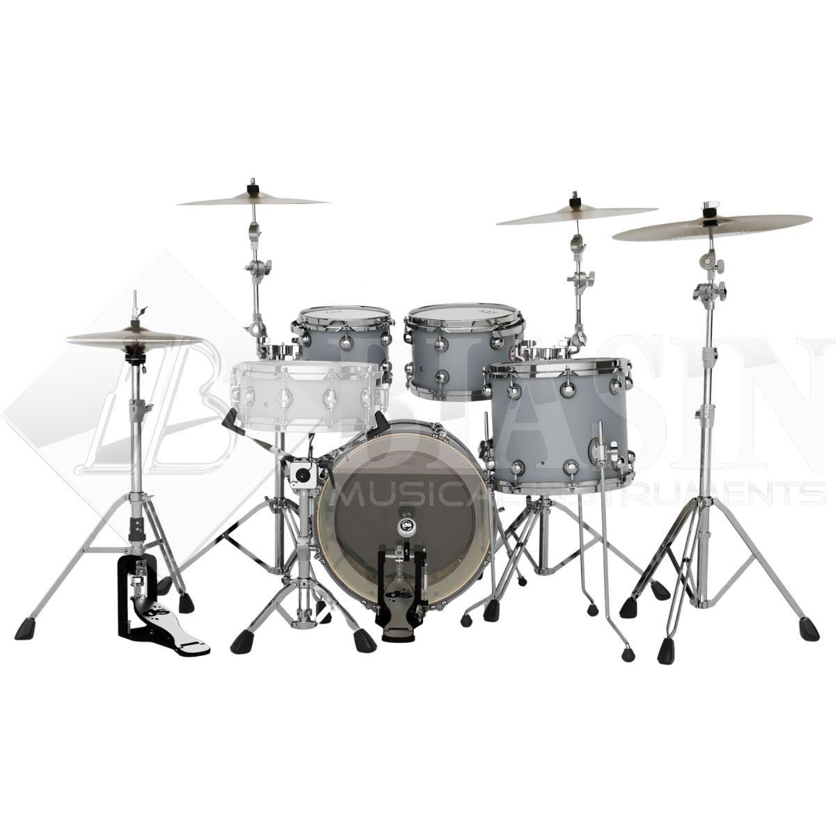DS DRUM Venom Club Kit Maple Shell Pack 4 pezzi Racing Grey 20/10/12/14