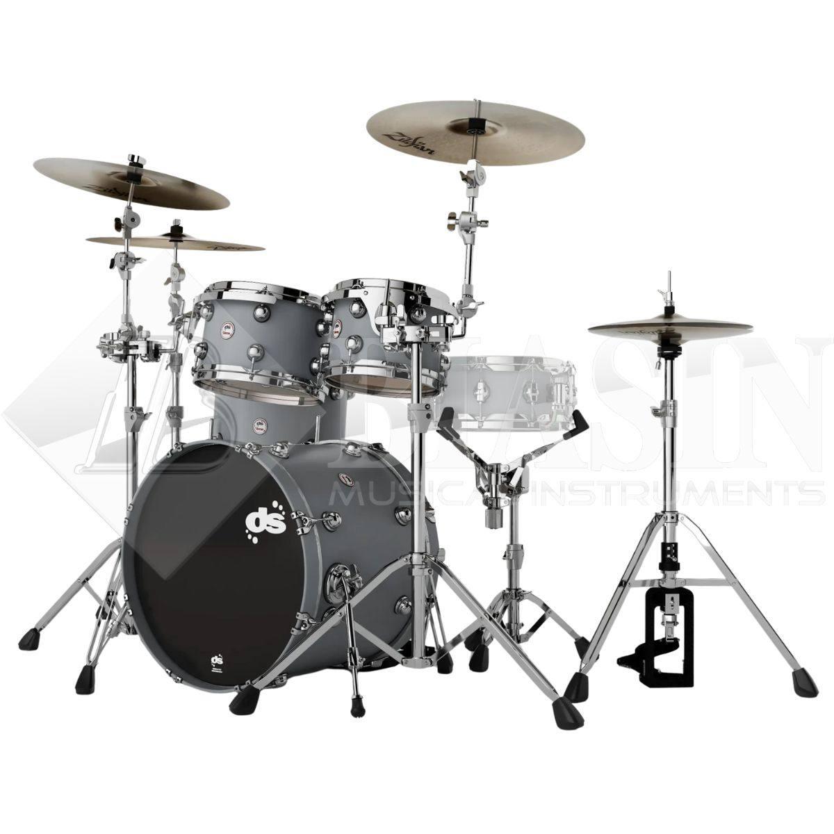 DS DRUM Venom Club Kit Maple Shell Pack 4 pezzi Racing Grey 20/10/12/14