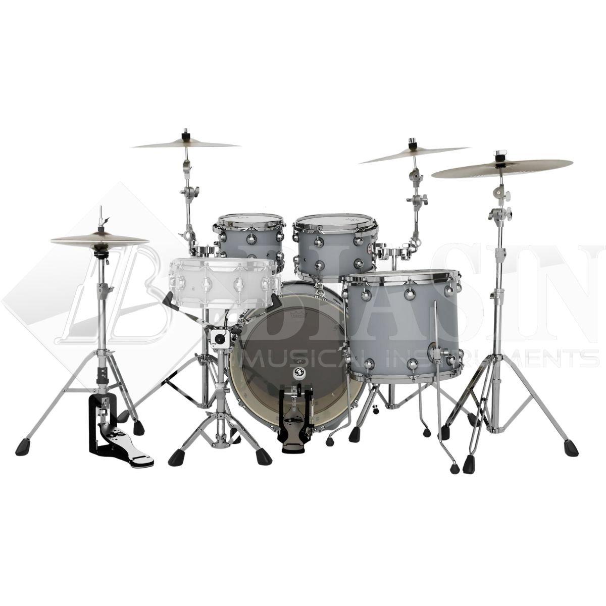 DS DRUM Venom Studio Kit Maple Shell Pack 4 pezzi Racing Grey 22/10/12/16