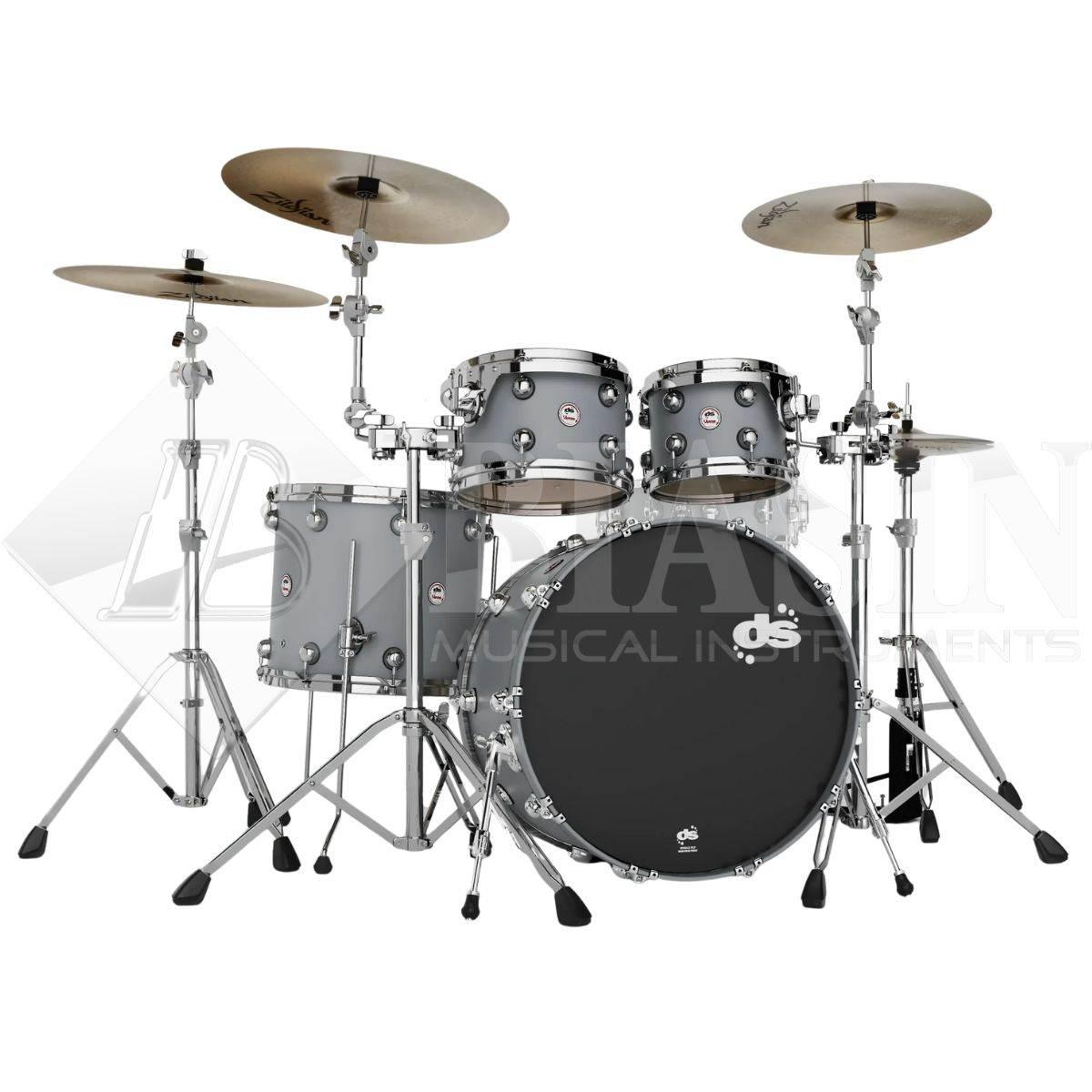 DS DRUM Venom Studio Kit Maple Shell Pack 4 pezzi Racing Grey 22/10/12/16