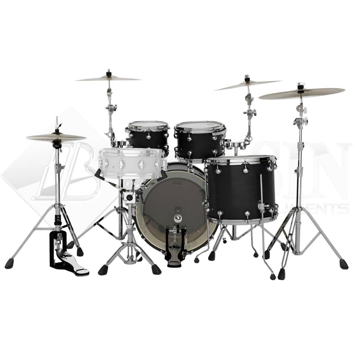 DS DRUM Venom Studio Kit Maple Shell Pack 4 pezzi Carbon Stain 22/10/12/16