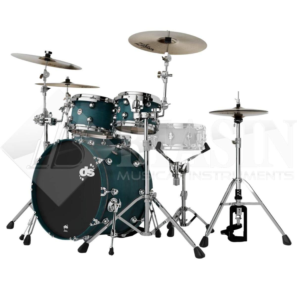DS DRUM Venom Studio Kit Maple Shell Pack 4 pezzi Teal Stain 22/10/12/16