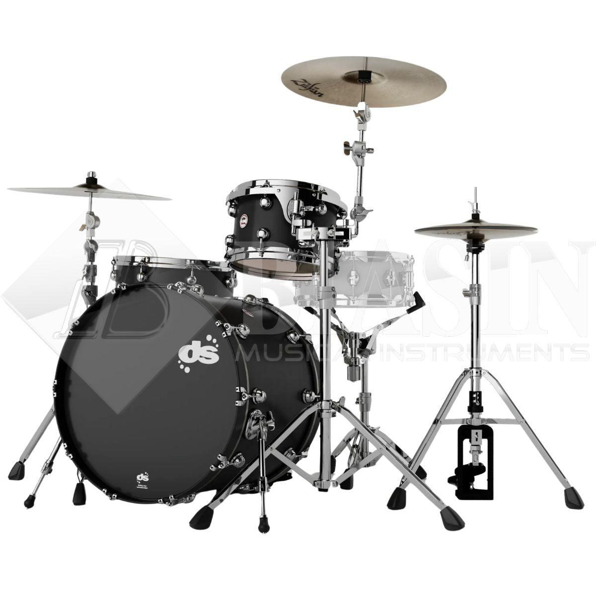 DS DRUM Venom Classic Kit Maple Shell Pack 3 pezzi Carbon Stain 22/12/16