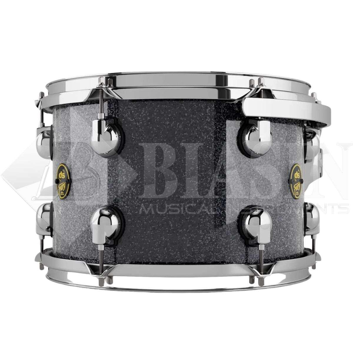 DS DRUM Fury Studio Kit Maple Shell Pack 4 pezzi Anthrax Black Sparkle Lacquer 22/10/12/16